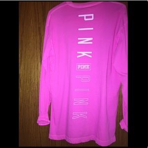 Victoria secret pink long sleeve top